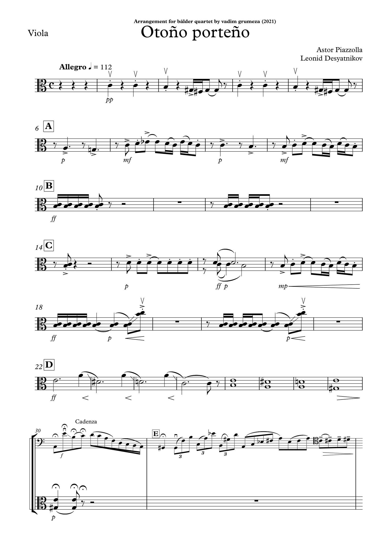 Astor Piazzolla - Otoño Porteño sample